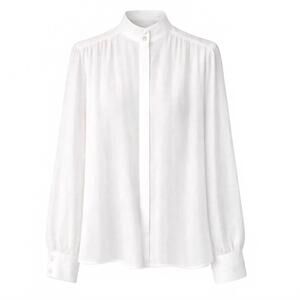NEW FORTE FORTE women's voile shirt in white